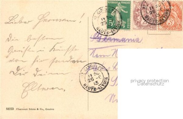 Grenze Douane Zoll St. Gingolph Z?llner Frontiere – Bild 2