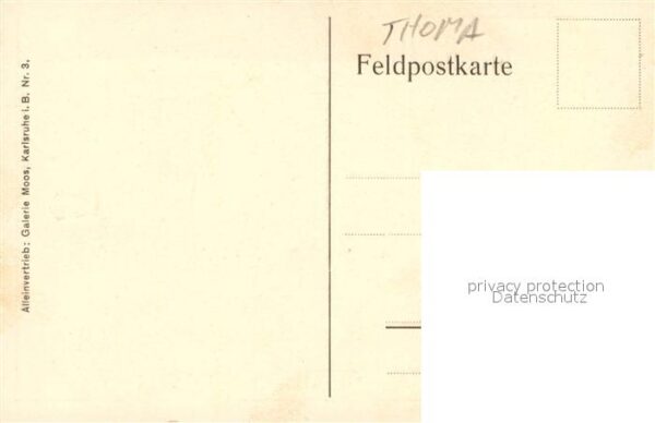 Thoma Hans Kriegskarte Nationalstiftung Rotes Kreuz – Bild 2