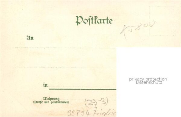 Kleeblatt-Litho Inselsberg Friedrichsroda Reinhardsbrunn Heuberg – Bild 2