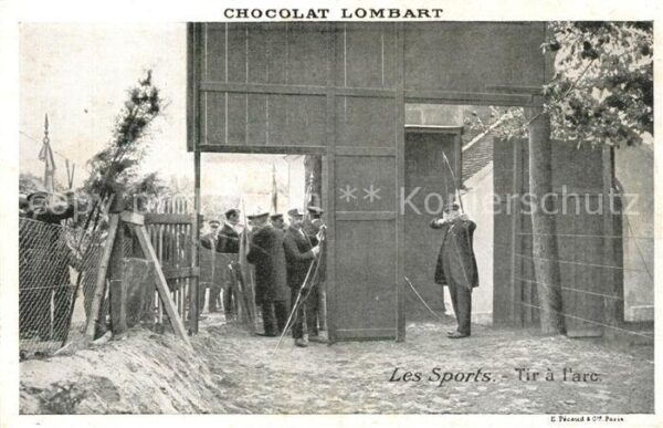 Bogenschiessen Tir a l'arc Chocolat Lombart Paris