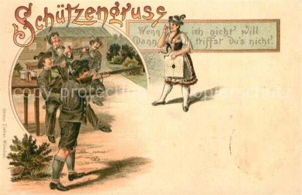 Schuetzenfest Litho Verlag Ottmar Zieher