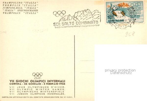 Olympia Winterspiele Cortina Trampolino Italia – Bild 2