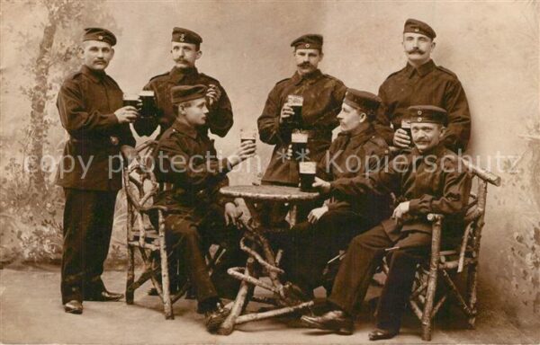 Jena Thueringen Militaria WK1 Gruppenfoto