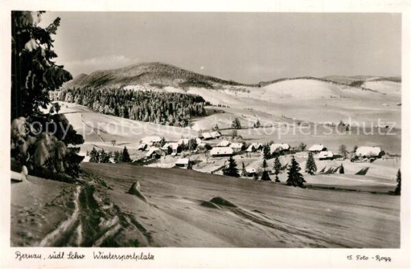 Bernau Schwarzwald Panorama Wintersportplatz