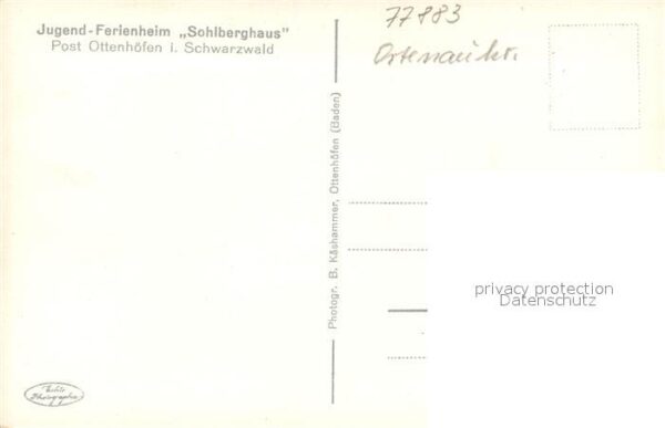Ottenhoefen Schwarzwald Jugend Ferienheim Sohlberghaus – Bild 2