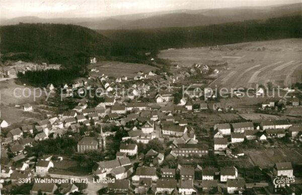 Wolfshagen Harz Fliegeraufnahme