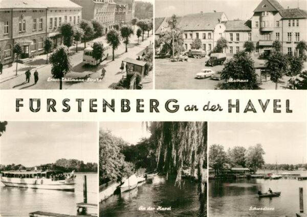 Fuerstenberg Havel Ernst Th?lmann-Strasse Rathaus Havel Schwedtsee