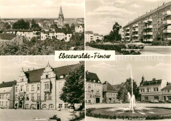 Finow Eberswalde Platz der Freundschaft Wildparkstrasse