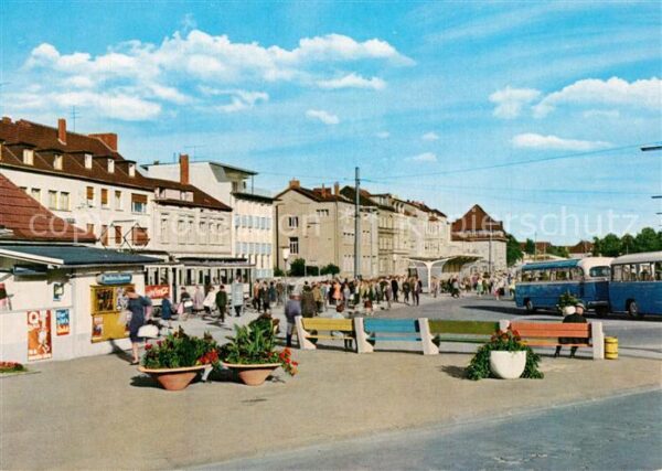 Siegburg Wilhelmstrasse mit Bus-Bahnhof