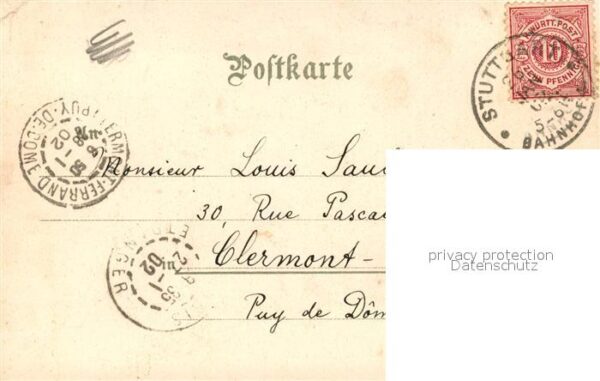 Stuttgart Brand des kaiserlichen Hoftheaters 1902 – Bild 2