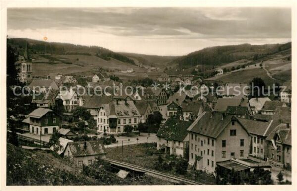 Voehrenbach Panorama Hoehenluftkurort im Schwarzwald