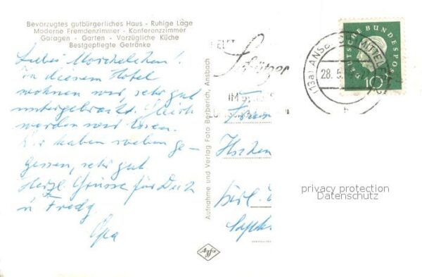 Ansbach Mittelfranken Hotel Schwarzer Bock Restaurant Giebelhaus – Bild 2