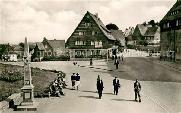 Altenberg Erzgebirge Marktplatz Denkmal