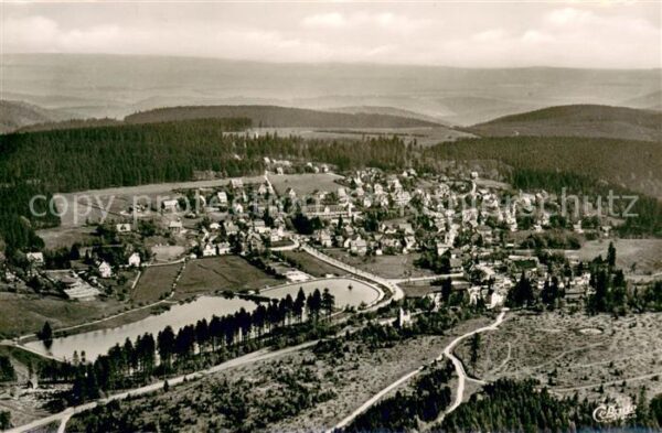 Hahnenklee-Bockswiese Harz Fliegeraufnahme