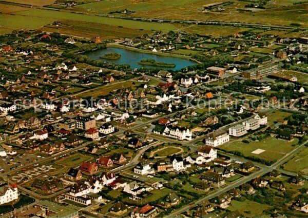 Wenningstedt Sylt Nordseebad Fliegeraufnahme