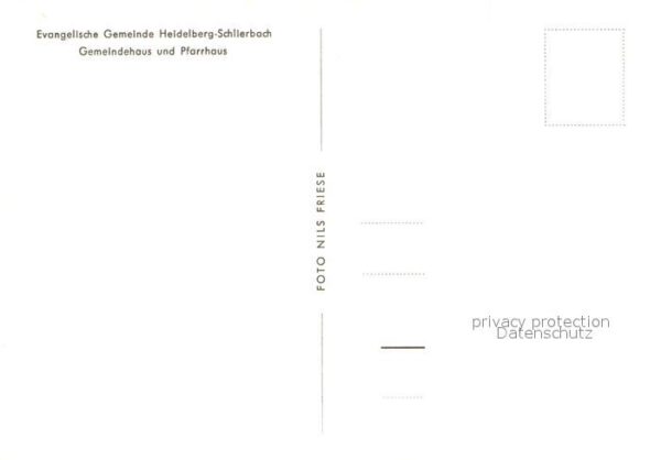 Schlierbach Heidelberg Gemeindehaus und Pfarrhaus – Bild 2