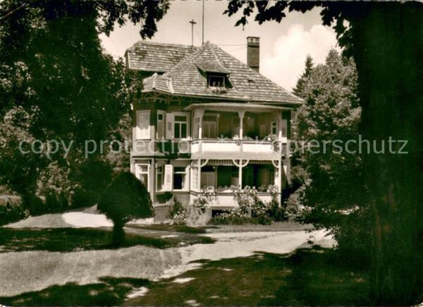 Schoemberg Schwarzwald Waldsanatorium Villa Elven