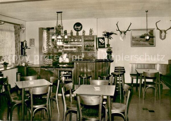 Hubenrode Gasthaus Pension Hasenmuehle Gastraum