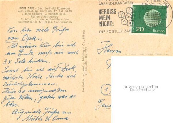 Ratzeburg Insel Cafe Gastraum Verkaufstheke – Bild 2