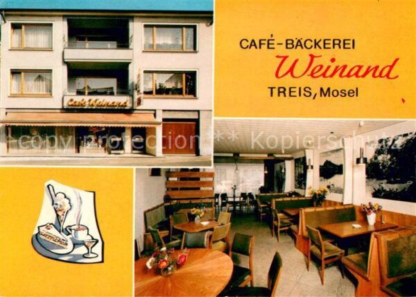 Treis-Karden Cafe Baeckerei Weinand Gastraum
