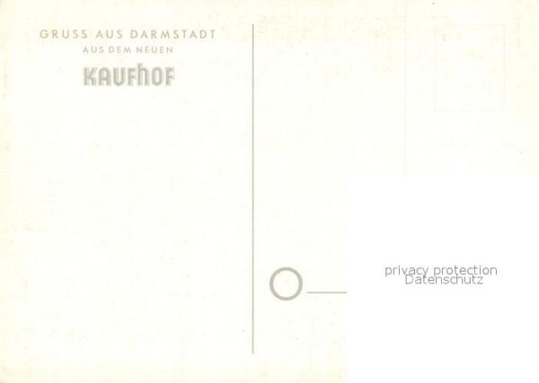 Darmstadt Kaufhof Kuenstlerkarte – Bild 2