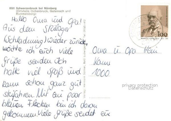 Schwarzenbruck Ortsteile Ochenbruck Gsteinach und Rummelsberg – Bild 2