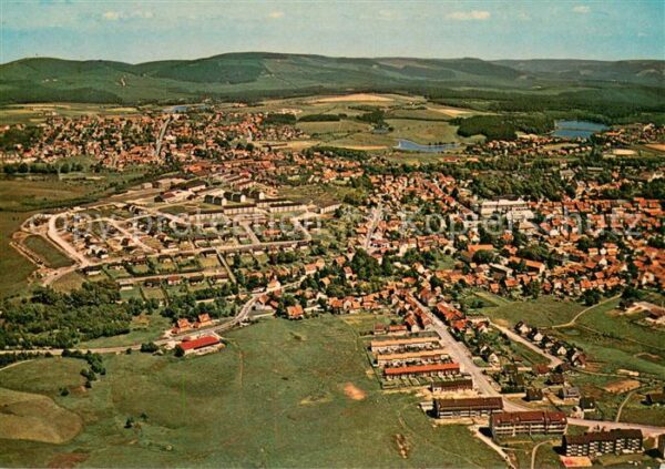 Clausthal-Zellerfeld Fliegeraufnahme
