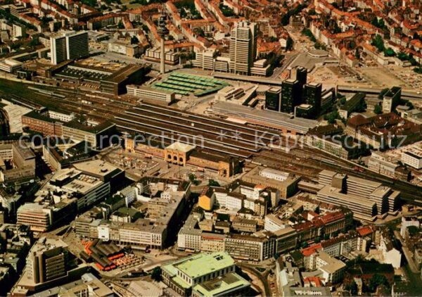 Hannover Hauptbahnhof Fliegeraufnahme