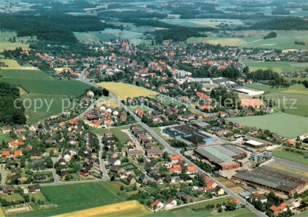 Borgholzhausen im Teutoburger Wald Fliegeraufnahme