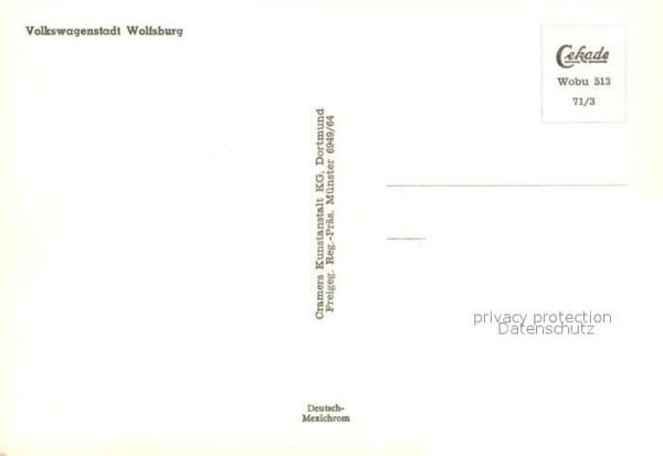 Wolfsburg Volkswagenstadt Fliegeraufnahme – Bild 2