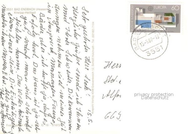 Bad Endbach Kneipp Heilbad Fliegeraufnahme – Bild 2