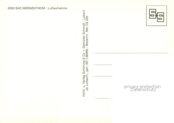 Bad Mergentheim Fliegeraufnahme – Bild 2