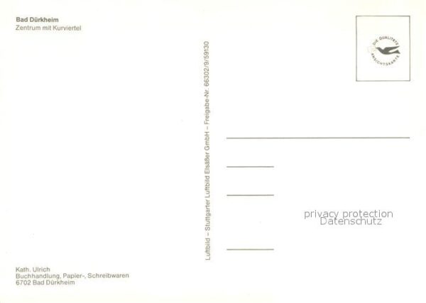 Bad Duerkheim Zentrum mit Kurviertel Fliegeraufnahme – Bild 2