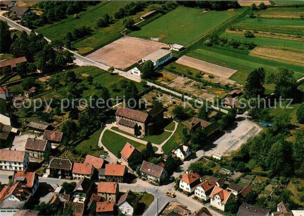 Steinbach Michelstadt Einhardsbasilika Karl d. Grosse Einhard Fliegeraufnahme