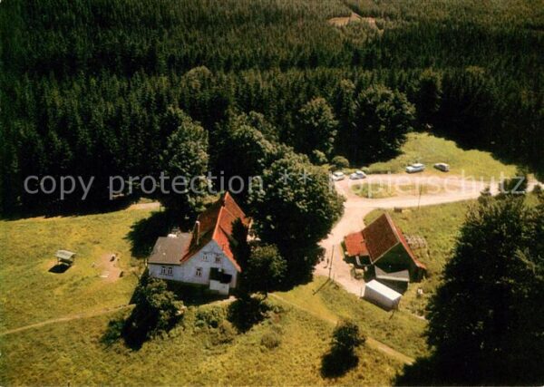 Clausthal-Zellerfeld Waldgaststaette Hubhaus Polsterberg Fliegeraufnahme