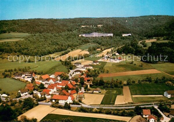 Schwabthal mit Kurklinik Lautergrund Fliegeraufnahme