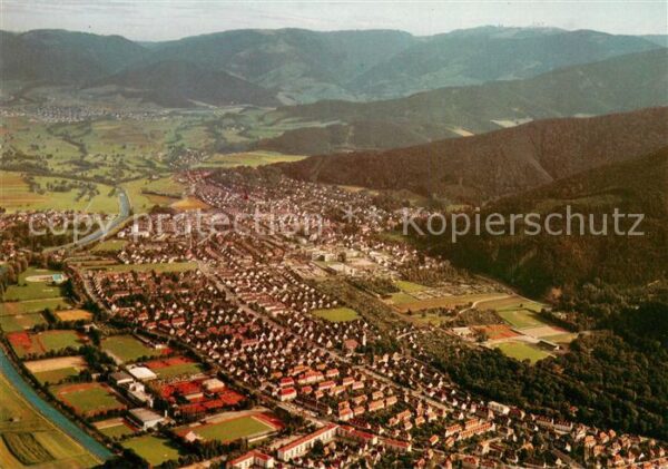 Littenweiler Blick Richtung Hoellental Schwarzwald Fliegeraufnahme