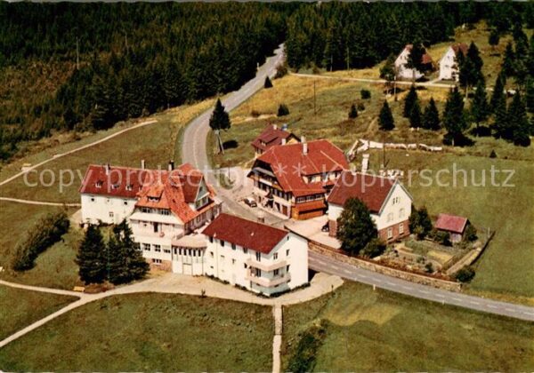 Kniebis Freudenstadt Blindenerholungsheim Fliegeraufnahme