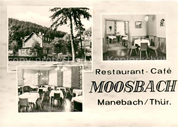 Manebach Restaurant Cafe Moosbach