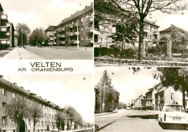 Velten Karl Liebknecht Strasse Wohnsiedlung Poststrasse Henningsdorfer Strasse