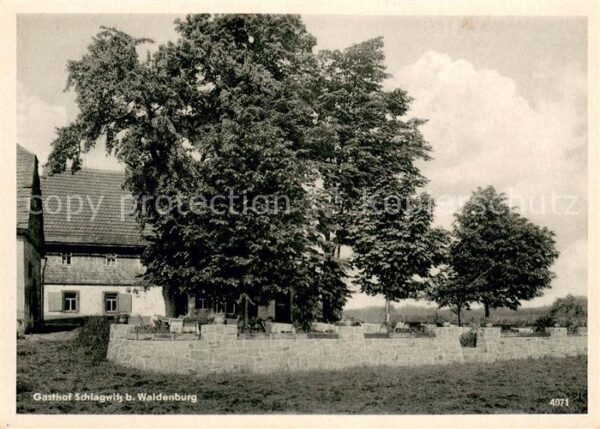 Waldenburg Sachsen Gasthof Schlagwitz