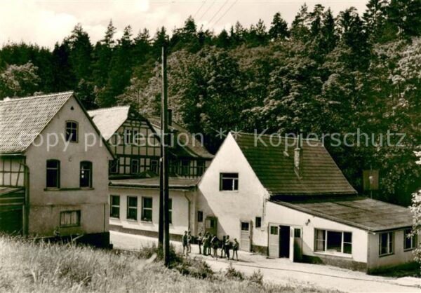 Muehltal Thueringen Naupoldsmuehle Ferienlager des VEB Thueringer Teppichfabrike