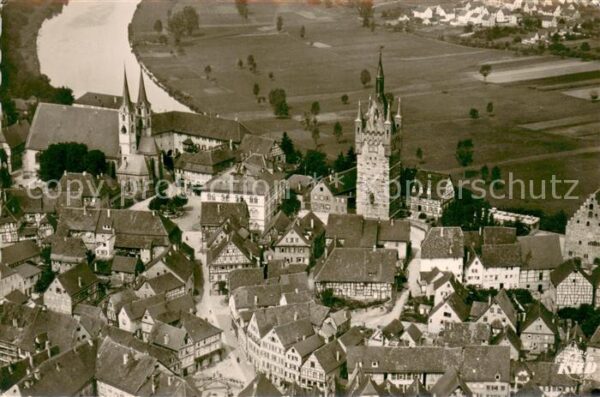 Bad Wimpfen Stadtmitte Fliegeraufnahme