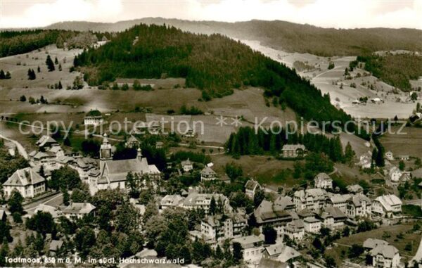 Todtmoos Kurort im Schwarzwald Fliegeraufnahme