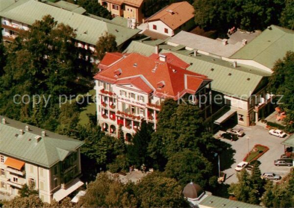 Bad Reichenhall Kurhotel Luisenbad Fliegeraufnahme