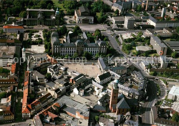 Darmstadt Tor zu Odenwald und Bergstrasse Fliegeraufnahme