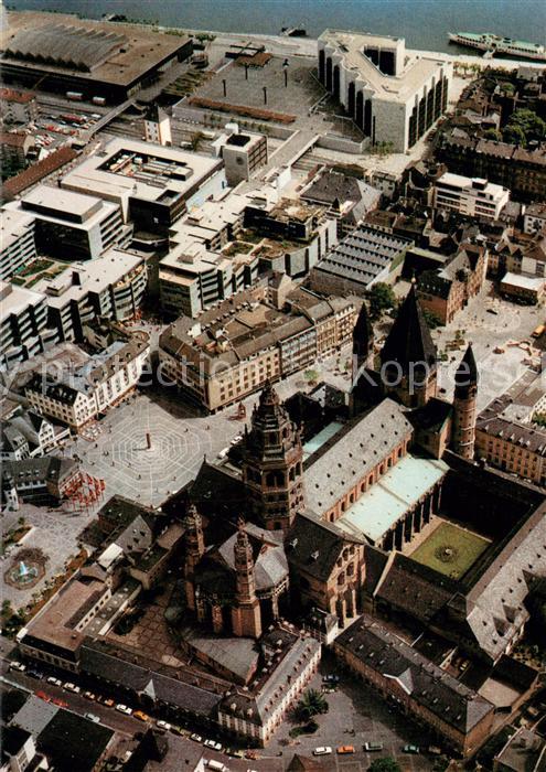 Mainz Rhein Stadtzentrum Dom Markt Brand Gutenberg Museum Rheingoldhalle Rathaus
