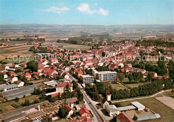 Osterhofen Niederbayern Fliegeraufnahme