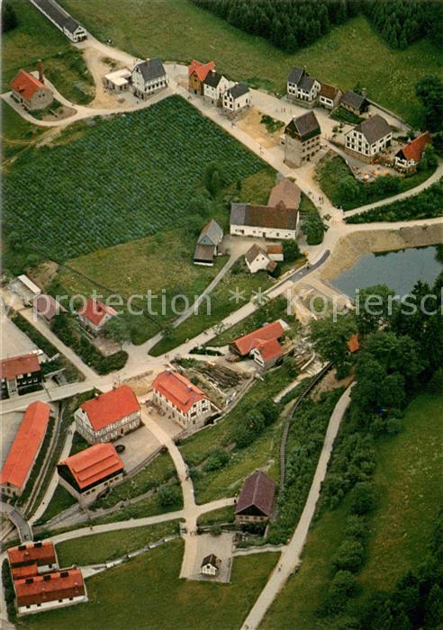 Hagen Westfalen Westfaelisches Freilichtmuseum Museumsdorf Fliegeraufnahme