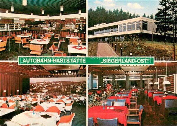 Freudenberg Westfalen Autobahn Raststaette Siegerland Ost Gastraeume